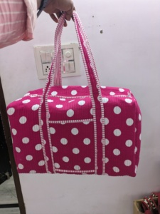 Bolsa de Viaje Plegable de Corduroy Acolchado, Ecológica, de Gran Capacidad y Ligera, con Diseño de Conchas, para Playa, Marca Pinksa Fashion - Product Image 4