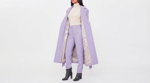 <b>Women</b> Classic Long Overcoat <b>Belted</b> Waist Lapel Collar <b>Wool</b> Blend Warm Winter Casual Fashion Outerwear - Product Image 4
