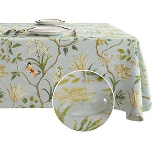 Tovaglia in Vinile Impermeabile Antimacchia, Copertura in Plastica per Tavoli da Interno ed Esterno, Campeggio - Product Image 1