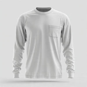 Camiseta Médica de Manga Larga de Alta Calidad, 100% Algodón Tejido, para Usar Debajo de la Ropa Médica - Product Image 5