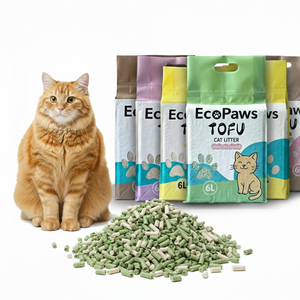 Arena para Gatos EcoPaw EP1 Absorbente, Biodegradable, de Soya y Tofu, Libre de Polvo, Ecológica, Control de Olores, Aglutinación Rápida, Desechable por el Inodoro, 2.5 kg - Product Image 1