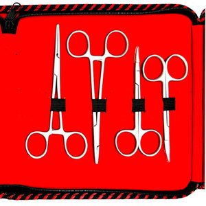 Juego de Instrumentos Quirúrgicos de Acero Inoxidable, Kit de Herramientas de Cirugía Manual Reutilizables y Duraderas para Uso Médico Profesional en Hospitales y Clínicas - Product Image 4