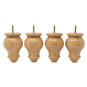 Patas de Sofá Modernas de Madera Dura, Soporte Elegante para Muebles de Madera para Proyectos Residenciales, Comerciales y de Hostelería - Product Image 1