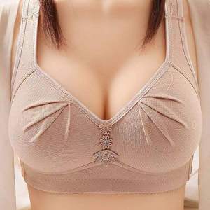 Vente en gros personnalisée de lingerie féminine sexy : Bralette en dentelle florale, soutien-gorge respirant sans armatures, triangle, décolleté en V profond, doux, brassière, ensembles et tenues - Product Image 6