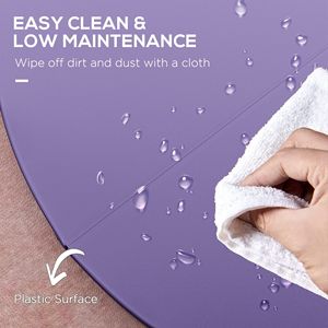 Tappetino Pieghevole in Schiuma EPE Viola per Allenamento di Danza ed Esercizi, Imbottitura per Pole Dance con Maniglie per il Trasporto, per Pratica Yoga - Product Image 6