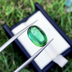 Turmalina Verde Corte Ovalado, Piedra Preciosa Natural Suelta para Joyería - Product Image 3
