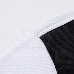 Chemises pour hommes en tricot uni, col classique, manches courtes, coupe confortable, pour le travail décontracté ou les tenues de week-end - Product Image 6