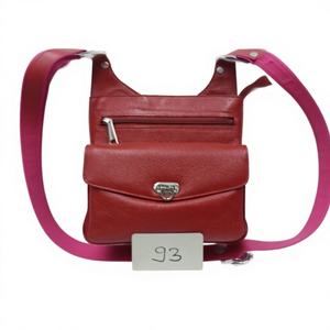 Bolsos de Mano de Cuero, Personalizados con Marca, Cuero Puro, Gran Capacidad, Cierre de Cremallera, Correa Larga, Último Estilo, Color Rojo, Bolso Casual de Moda - Product Image 4