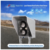 Sensor de Condición de Superficies Viales sin Contacto ASHUR, 2-15m, RS485, 4-20mA, Detección de Hielo, Nieve y Capa de Agua, DC12-24V, CE