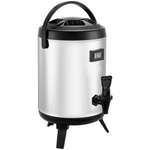 Dispenser per Bevande in Acciaio Inox Isolato da 6L/1,5 Galloni con Display della Temperatura, Erogatore Termico per Bevande Calde e Fredde - Product Image 1