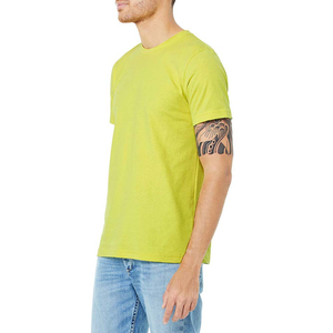 T-shirt personnalisé pour homme en coton premium à col rond, finition douce, pour un usage quotidien décontracté, usine de vêtements OEM - Product Image 4