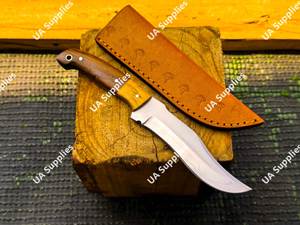 Cuchillo de Hoja Fija de Acero Inoxidable UA Supplies con Punta Caída, Afilado como una Navaja, para Camping y Caza al Aire Libre con Funda, Soporte OEM ODM - Product Image 4