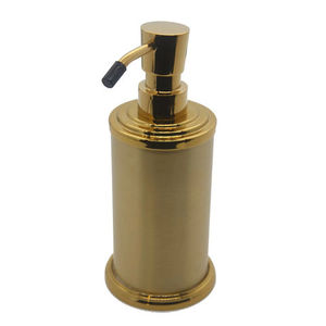 Dispensador de Jabón de Metal Chapado en Oro de Primera Calidad, Acabado Natural en Latón, Diseño Moderno, Dispensador de Jabón de Metal, Nueva Botella para Loción - Product Image 5