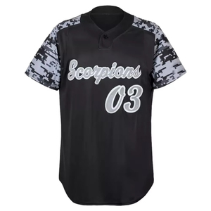 Uniforme de baseball sur mesure de haute qualité, maillot de baseball très vendu, vêtements d'équipe, uniforme de baseball - Product Image 2