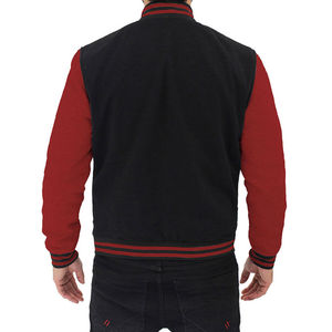 Chaqueta Varsity de Invierno para Hombre, Material de Lona, Cuello Alto, Ropa Exterior de Moda, Directo de Fábrica, para Pedidos al por Mayor - Product Image 1