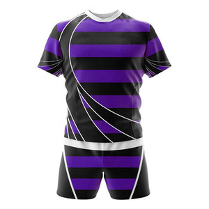Tenue de rugby personnalisée à séchage rapide pour adultes, ensembles respirants lavables, vêtements de football confortables, rugby professionnel - Product Image 2