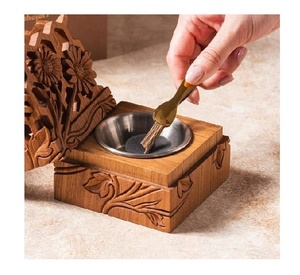 Brûleur d'encens Bakhoor en bois de manguier arabe, best-seller 2026, luxe, écologique, 100% naturel, parfum de rose, diffuseur d'oud - Product Image 4