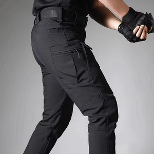 Tactical Pants Men's Slim <b>Stretch</b> Training <b>Cargo</b> Trousers Outdoor Multi-pocketed Clothing Factory Wholesale - Product Image 5
