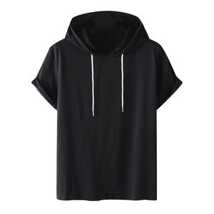 Sweat-shirts à manches courtes OEM ODM personnalisés en coton, production en gros, fabricant de vêtements pour hommes et femmes, sweats à capuche personnalisés - Product Image 5
