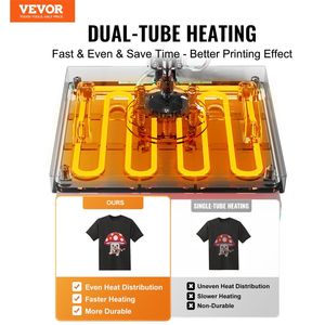 Pressa Digitale per Pre-riscaldamento 12 x 10 Pollici, Rotazione a 360 Gradi, per T-Shirt, Riscaldamento Rapido - Product Image 2