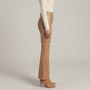 Pantalon en cuir intemporel pour femme, coupe skinny classique, design extensible pour un usage quotidien et des soirées élégantes - Product Image 5