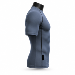 Mens Adult Short Sleeve <b>Compression</b> <b>Shirt</b> Breathable Quick Dry Performance Base Layer Rash Guard for Exercise - Product Image 2