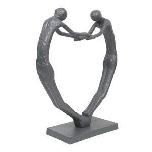 Heart Shape Figurine Pose Brass Sculpture Romantic Table <b>Object</b> For Romantic Home Decor And Photography Prop For Aesthetic Shots - Product Image 5