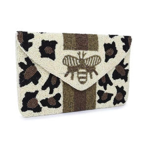 Bolsos de mensajero de embrague hechos a mano de diseñador de estilo bohemio para mujer india, bolsos de fiesta de compras de noche con cuentas de gran capacidad - Product Image 4