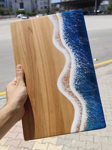 ถาดไม้เคลือบอีพ็อกซี่สั่งทำจำนวนมาก – แผ่นรองเสิร์ฟทำมือที่ทนทานสำหรับโรงแรม บริการจัดเลี้ยง และตลาดส่งออก - Product Image 4