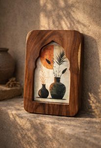 Solid <b>Wood</b> Photo <b>Frame</b> Decorative Tabletop <b>Picture</b> <b>Frame</b> for Bedroom Living Room Home Office Desk Decor - Product Image 4
