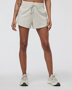 Shorts de survêtement en molleton de coton pour femmes, taille haute élastique, tendance, très demandés, vente en gros personnalisée - Product Image 2