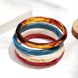 Handmade <b>Resin</b> Bangles and Bracelets for Women Vintage Luxury Designer Jewelry Elegant Party Occasion - Product Image 3