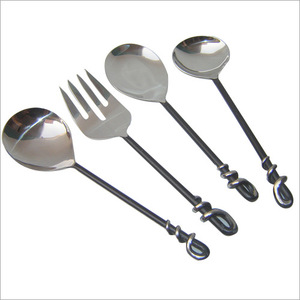 Ensemble de couverts de luxe pour hôtel Unicorn Handicrafts, cuillère, fourchette, couteau en acier inoxydable, vaisselle de restaurant de luxe, plaqué or - Product Image 5