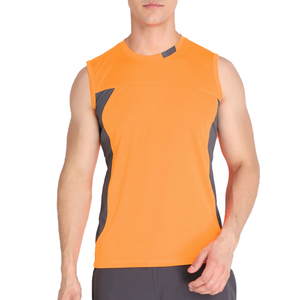 เสื้อกล้ามเล่นกีฬาสำหรับผู้ชายสีทึบเสื้อกล้ามแบบสั่งทำได้ - Product Image 1