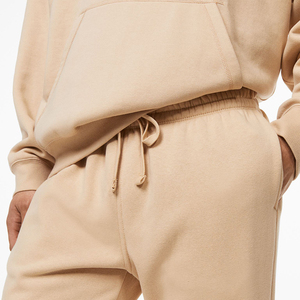 New Stylish Plain Cotton Vintage Heavyweight <b>Velour</b> Sweatsuit Custom Velvet <b>Tracksuit</b> Hoodie Set with Elastic Waist Acid Wash - Product Image 2