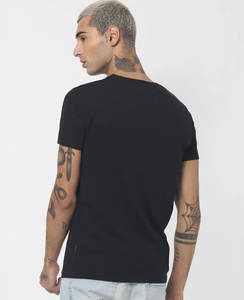 Hombres 100% algodón logotipo personalizado diseño en blanco transpirable camisetas de alta calidad de gran tamaño gota hombro camiseta para hombres - Product Image 3