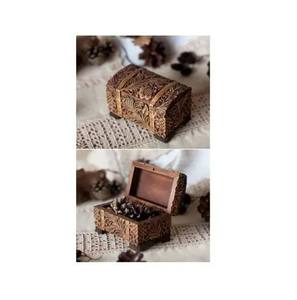 New Folk Art Style Rosewood <b>Keepsake</b> Jewelry Storage <b>Box</b> Wooden Gift <b>Box</b> for Home Office Crafts - Product Image 4