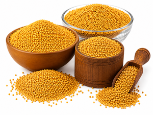 Graines de moutarde jaunes Aqua Vriksha Premium |   Graines de moutarde indiennes entières naturelles pour la cuisine, les cornichons et les mélanges d'épices - Product Image 6