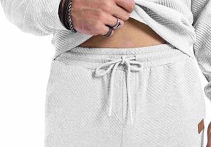 Ensemble de survêtement unisexe moderne 2 pièces : sweat-shirt à col rond et pantalon de jogging – Confort décontracté de qualité supérieure - Product Image 5