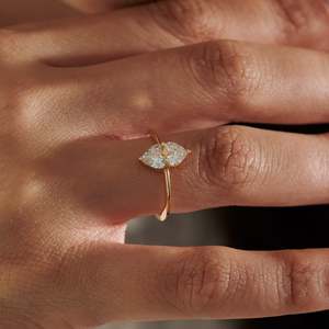 Women's Heart Cut Diamond Engagement Ring 14k solid Gold Prong Setting Classic Style Fine Jewelry - Product Image 4