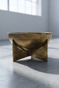 Soporte de cruz único de metal pesado con textura de cuenco, decoración de mesa, artículo para pedidos al por mayor - Product Image 5