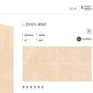 Carreaux de porcelaine sculptés de qualité export, grand format 800x1600, 1200x1800, 750x1500 mm, pour usage commercial et résidentiel - Product Image 1