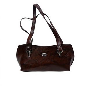 กระเป๋าถือหนังแท้รักษ์โลก สไตล์ลำลองสำหรับผู้หญิง ดีไซน์อินเดียดั้งเดิม หรูหรา กันน้ำ สายสะพายโซ่ ทนทาน พกพาสะดวก - Product Image 1