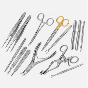 Ensemble d'instruments chirurgicaux orthopédiques professionnels de 14 pièces, kit d'outils médicaux en acier inoxydable manuel - Product Image 6