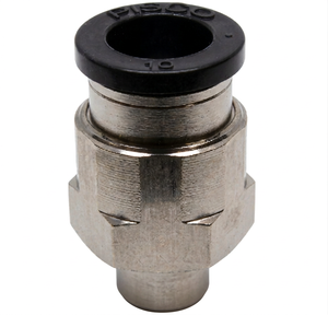 Conector de un Toque PISCO PC10-01, Conexión Recta para Tubo, Diámetro Exterior de 10 mm, R1/8 - Product Image 1
