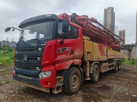 Bomba de Hormigón Sany 60m Diésel con Motor Deutz, Usada, Adaptada para Carretera, Modelo 2022, Sistema Completo, Calibrada, para Renovación Urbana