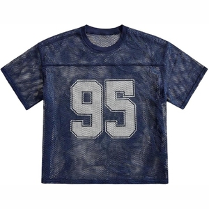 เสื้อเชิ้ตตาข่ายพิมพ์ลายน้ำหนักเบาสำหรับวิ่ง ฟิตเนส และชุดออกกำลังกาย - Product Image 2