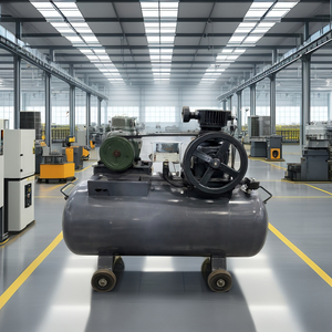 Compresor de Aire Eléctrico Estacionario de Doble Cilindro y Una Etapa, Modelo SSDC-2, de Alta Resistencia, Industrial, de Alta Eficiencia y Duradero - Product Image 2