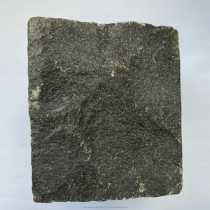 Prix de gros Avantage Top Flammé Noir Basalte Pavés sur Maille Carreaux de Pierre Colcanique pour Pavage Extérieur - Product Image 5