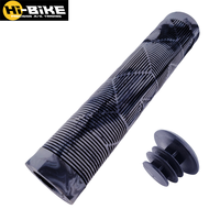 Poignées de vélo de montagne DABOMB MTB BMX DJ Enduro, motif croisé antidérapant, caoutchouc souple camouflage, design semi-évasé, 22,2 mm